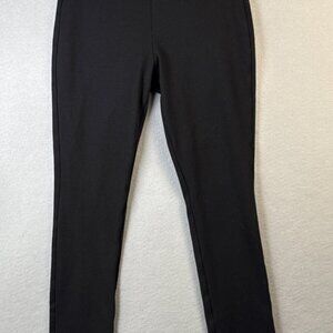 Eileen Fisher Stretch Pull On Straight‎ Leg Pants Leggings Womens Size PP Plain
